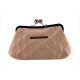 CL20107 Coming Copenhagen Vegan Leather Clutch Misty Blush 20-3-13.5